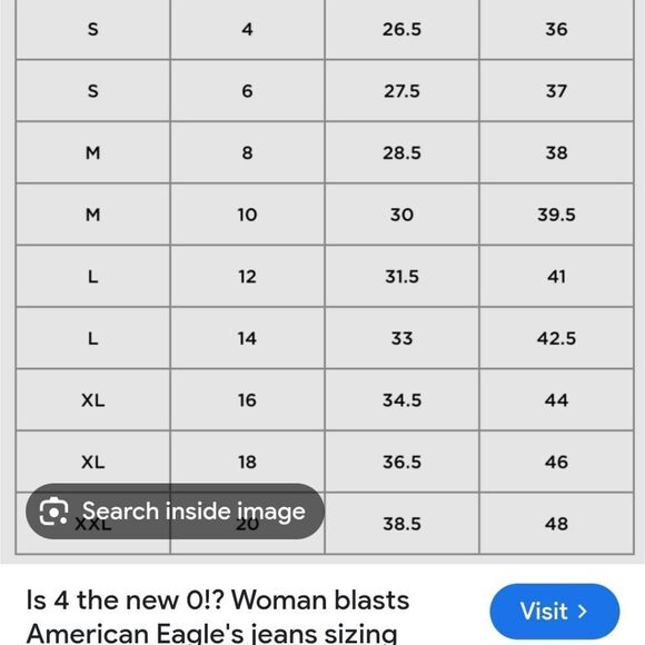 American Eagle Super Stretch Low Rise Jeggings Sz 00 - Picture 5 of 7